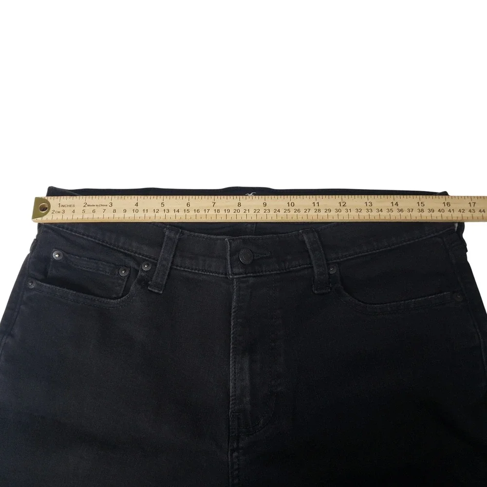 Hollister Mens Stacked Skinny Advanced Stretch Black Jeans 34x32 Denim Pants